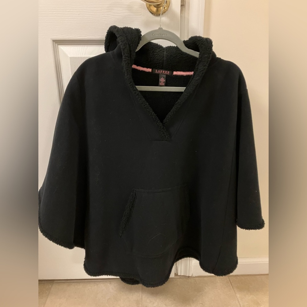 Ralph Lauren hooded poncho